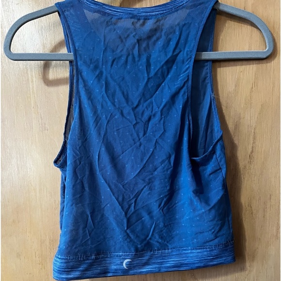 Zyia Active Women's Calm Blue Luxe Mesh Tank Top Size Large Workout Activewear​​ - Picture 2 of 4